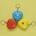 Heart Tape Measure Keychain